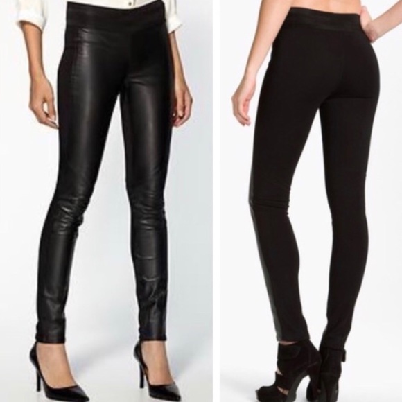 real leather leggings